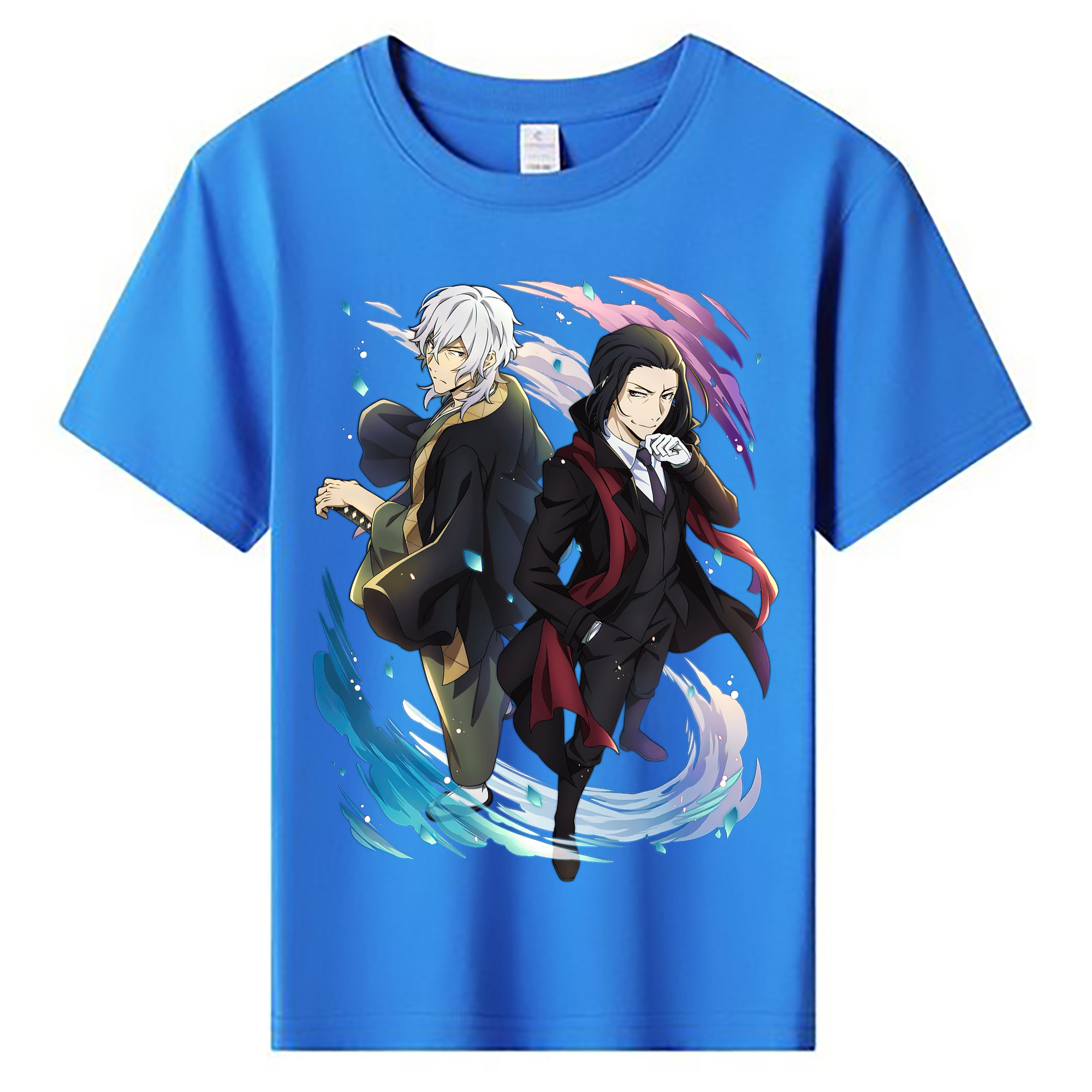 （画像用） 文豪ストレイドッグス Bungo Stray Dogs 綿100％キッズTシャツ（フロントプリント）